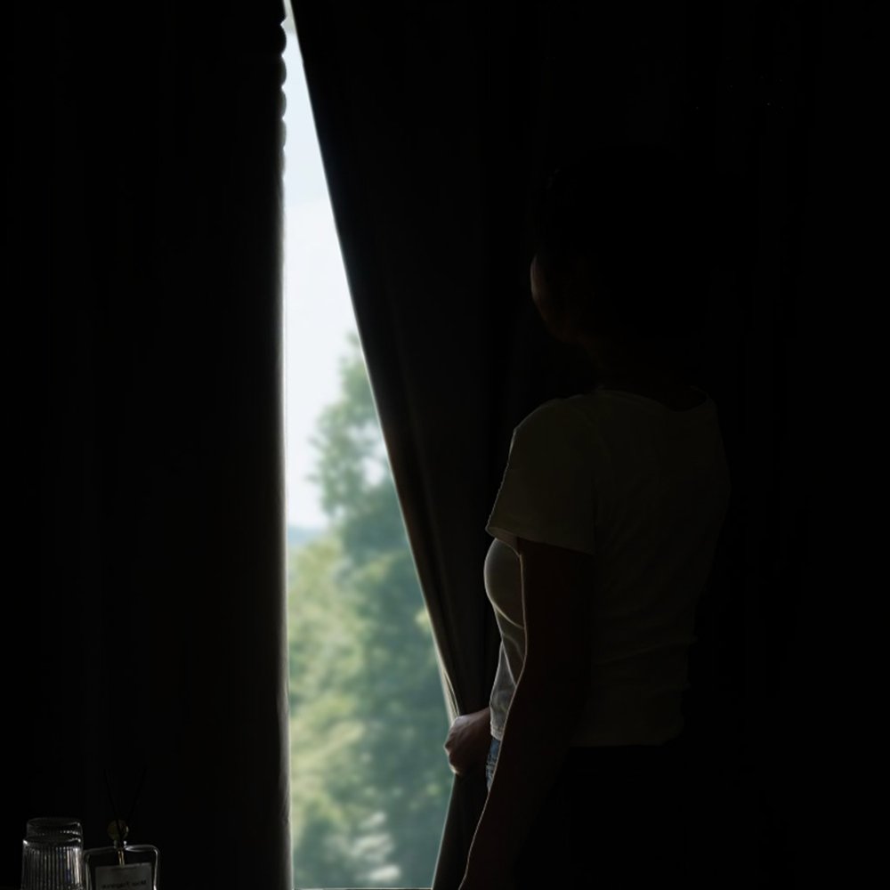 DIM 누구나 붙이는 찍찍이 벨크로 커튼 99.9% 암막 사계절 방풍 보온 고밀도 호텔식 암막커튼 상세 이미지 1