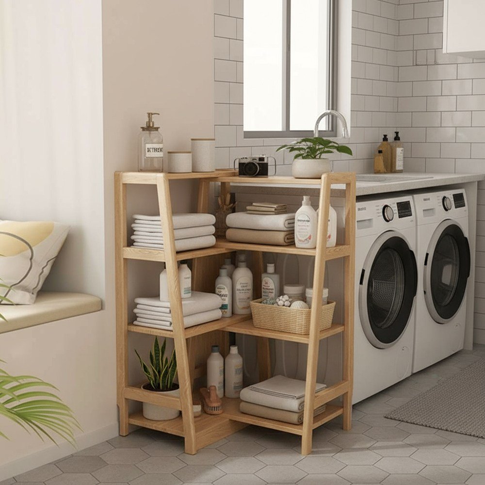 하루꿈 DIY 선반 책장 확장 가능 오픈형 자유 조합 모듈 책장 디자인 다용도 정리 책꽂이, 3단, 브라운 상세 이미지 2