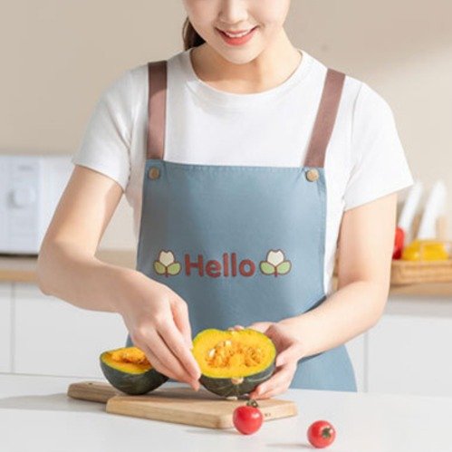 다퍼남 프리미엄 우레탄 방수 앞치마, 블루, 2개 상세 이미지 2