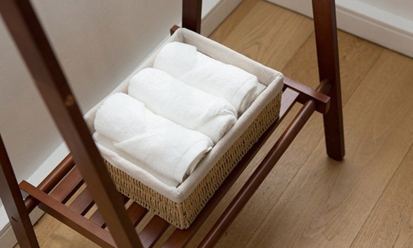 리빙숲 원목 접이식 선반 행거, 브라운쿠폰할인 상세 이미지 2