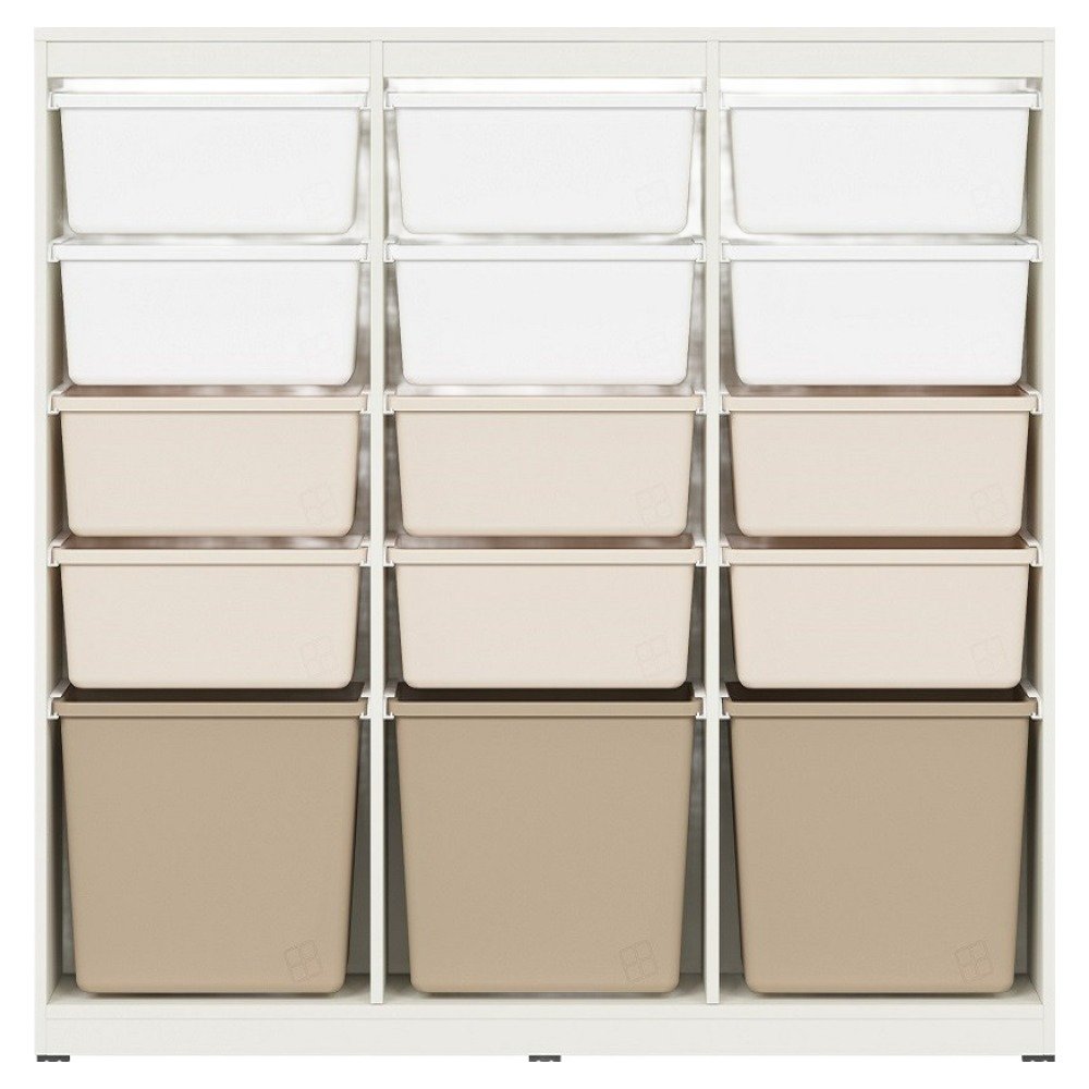 한샘 샘키즈 수납장 1305 브라운 방문설치, 몸통(크림화이트), 박스(화이트+베이지+브라운), 5단쿠폰할인 상세 이미지 1