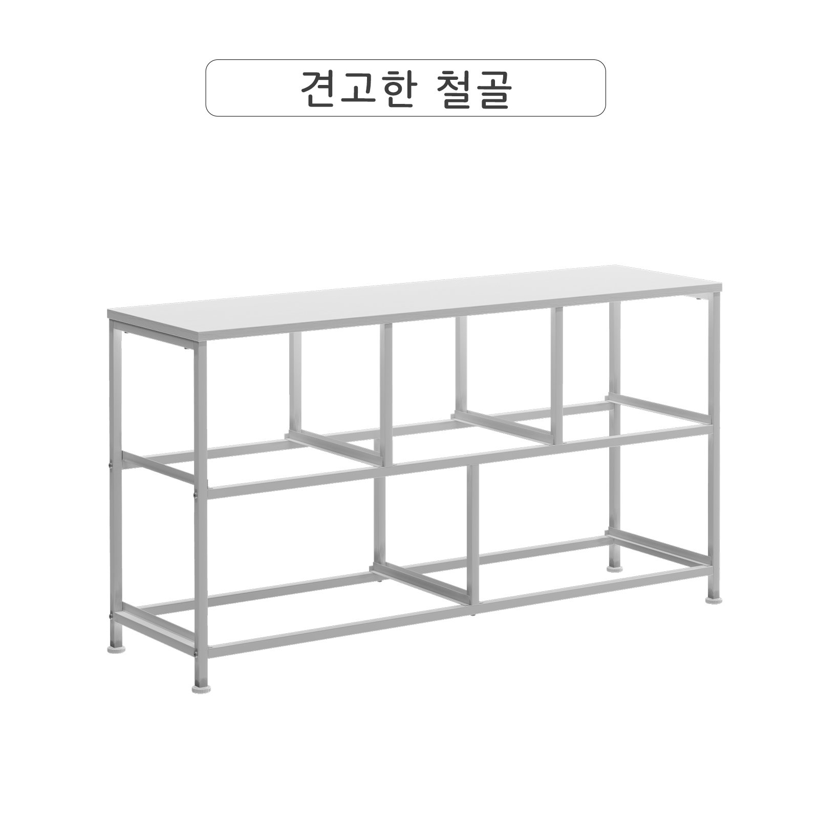 소웰홈 패브릭 2단5문 모던 TV수납장, 화이트, 5단할인 상세 이미지 1