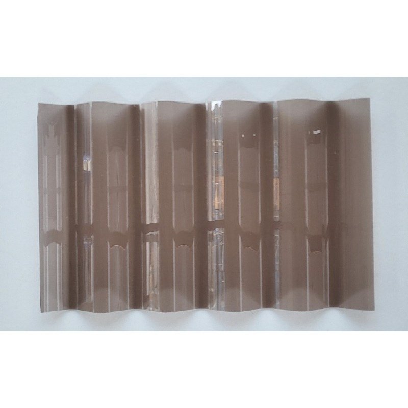 렉산 골판 C63 폴리카보네이트 국산 PC판 지붕판넬 700mm, 브라운, 2100mm, 1개 상세 이미지 1