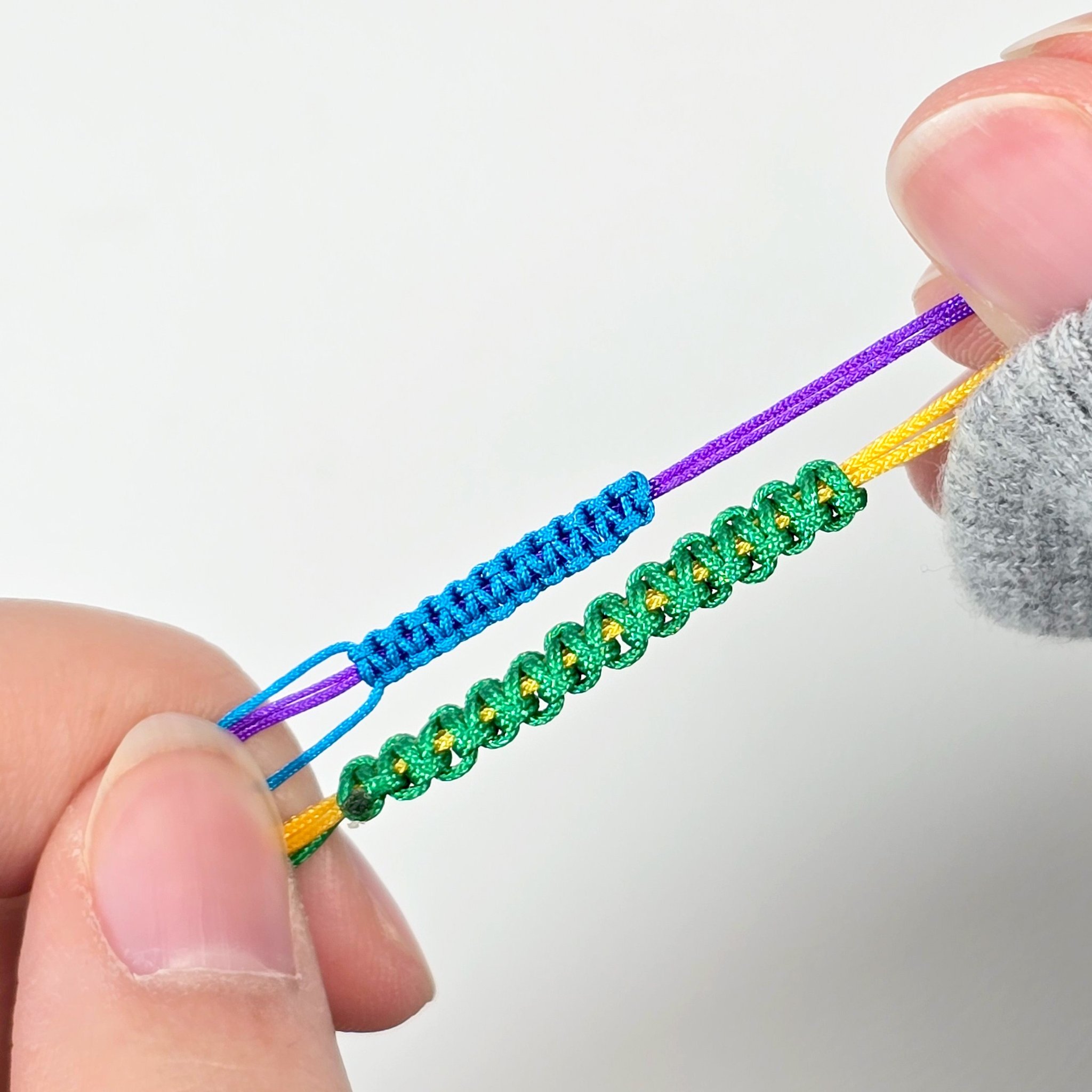 나일론 매듭실 0.8mm 팔찌 만들기 재료, 블랙, 1개 상세 이미지 2