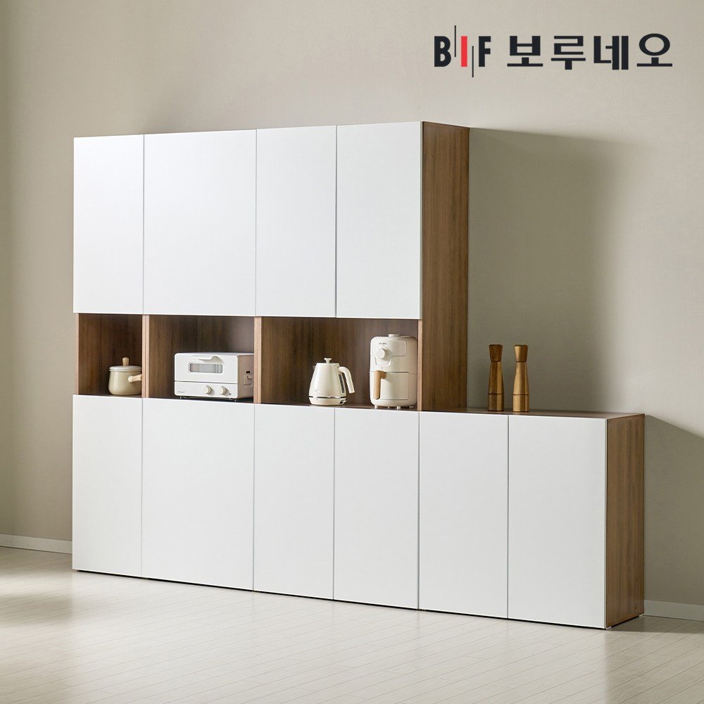 보루네오 애드 800 키큰 장 다용도 수납장, 화이트화이트 AD79 상세 이미지 1
