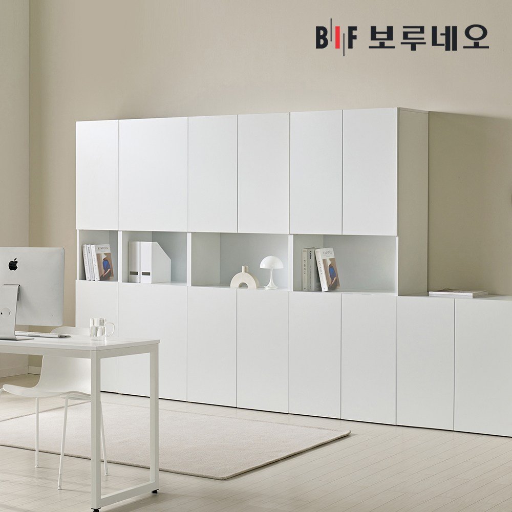 보루네오 애드 800 키큰 장 다용도 수납장, 화이트화이트 AD79 상세 이미지 1