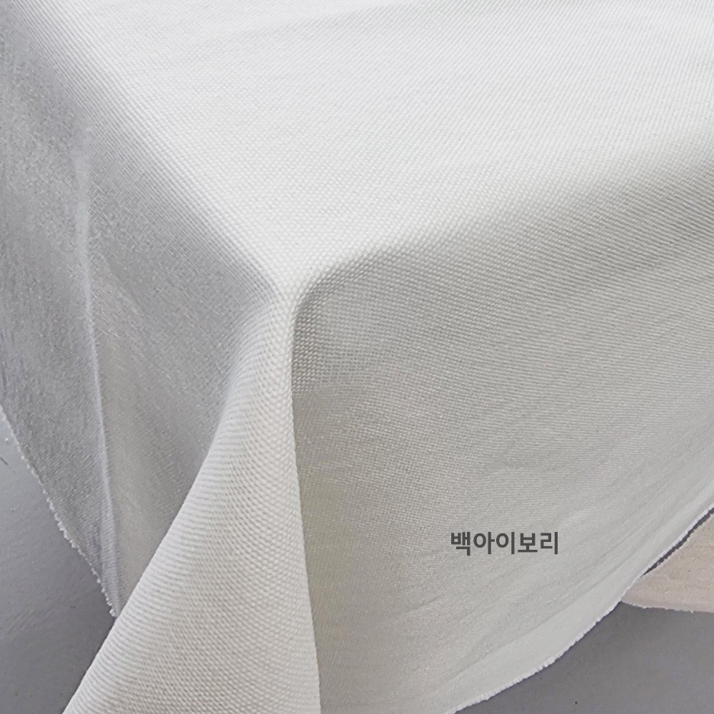 면100% 광목천 10수 무지 원단 캔버스 옥스포드 생지, 백아이보리, 1개 상세 이미지 2