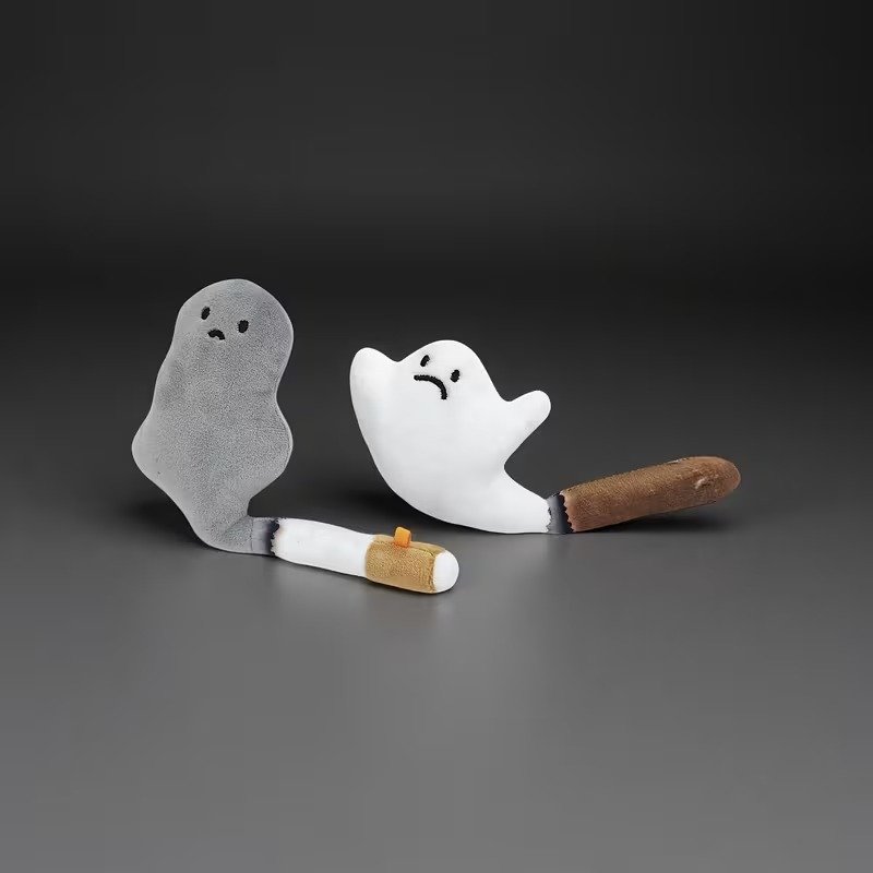 담배 연기 인형 키링 꽁초 스모크 시가렛 금연 키링 키홀더 열쇠고리 가꾸 백꾸 백참 참 쓸데없는 친구 우정 커플 선물 상세 이미지 2
