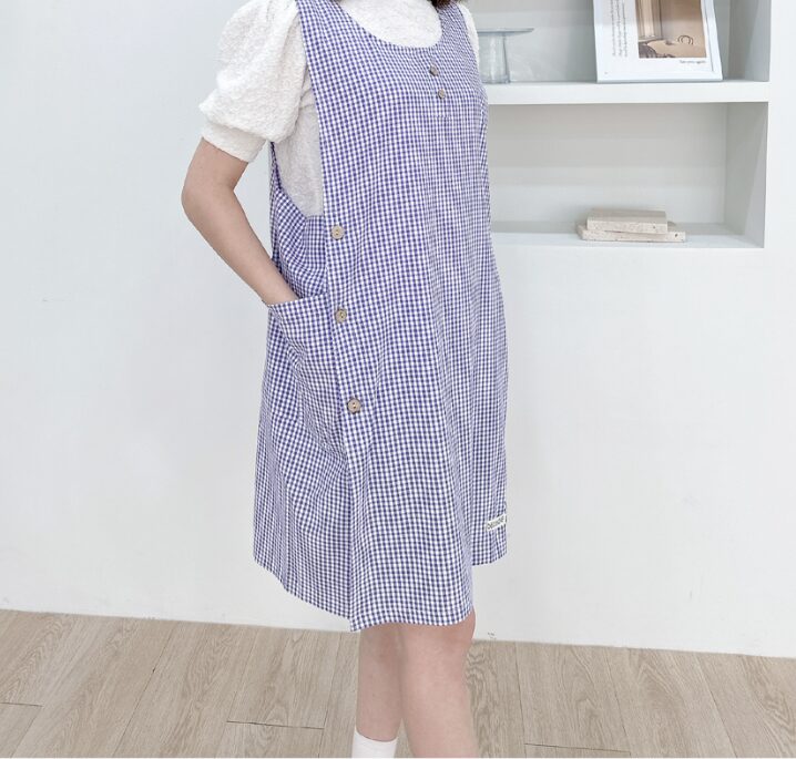 데코나인 리플체크 앞치마, 보라, 1개 상세 이미지 2