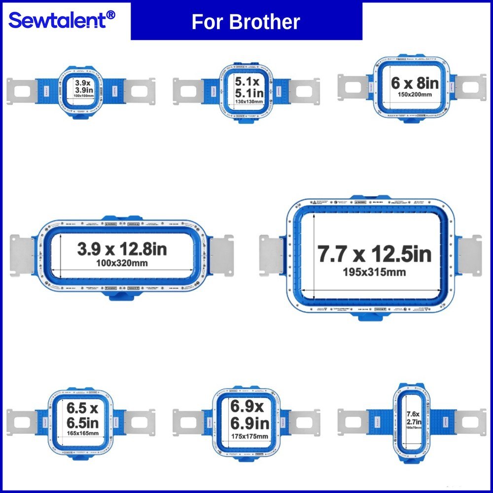 Brother VR PRS100 PR1X PR620 PR650 PR655 PR670E PR680W PR1000E PR1050X 1055X Sewtalent 마이티 후프 자기 자수 상세 이미지 2